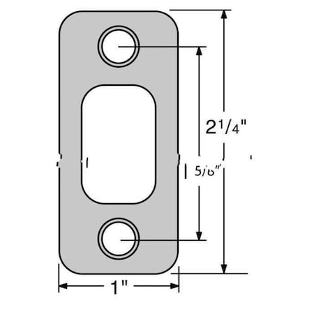 Kwikset Deadbolt Strike 85063-26D